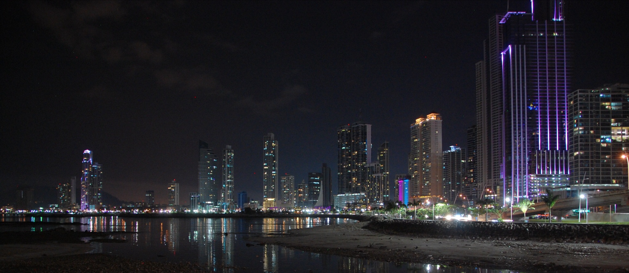 Breathtaking Night Skyline of Panama City